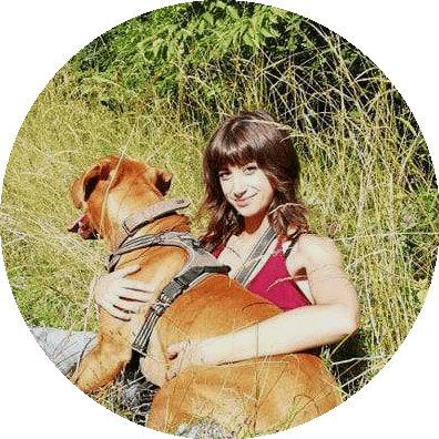 Retrato de la educadora canina